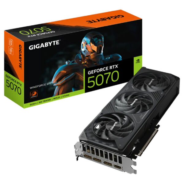 GIGABYTE nVidia GeForce RTX 5070 WINDFORCE 12GB 192bit GV-N5070WF3-12GD rev. 1.0 grafička karta