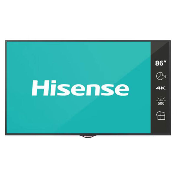 HISENSE 86 inča 86BM66AE 4K UHD 500 nita Digital Signage Display - 24/7 Operation