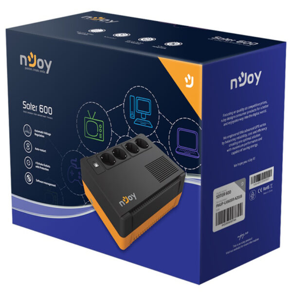 NJOY Soter 600 360W UPS (PWUP-LI060SR-AZ01B)